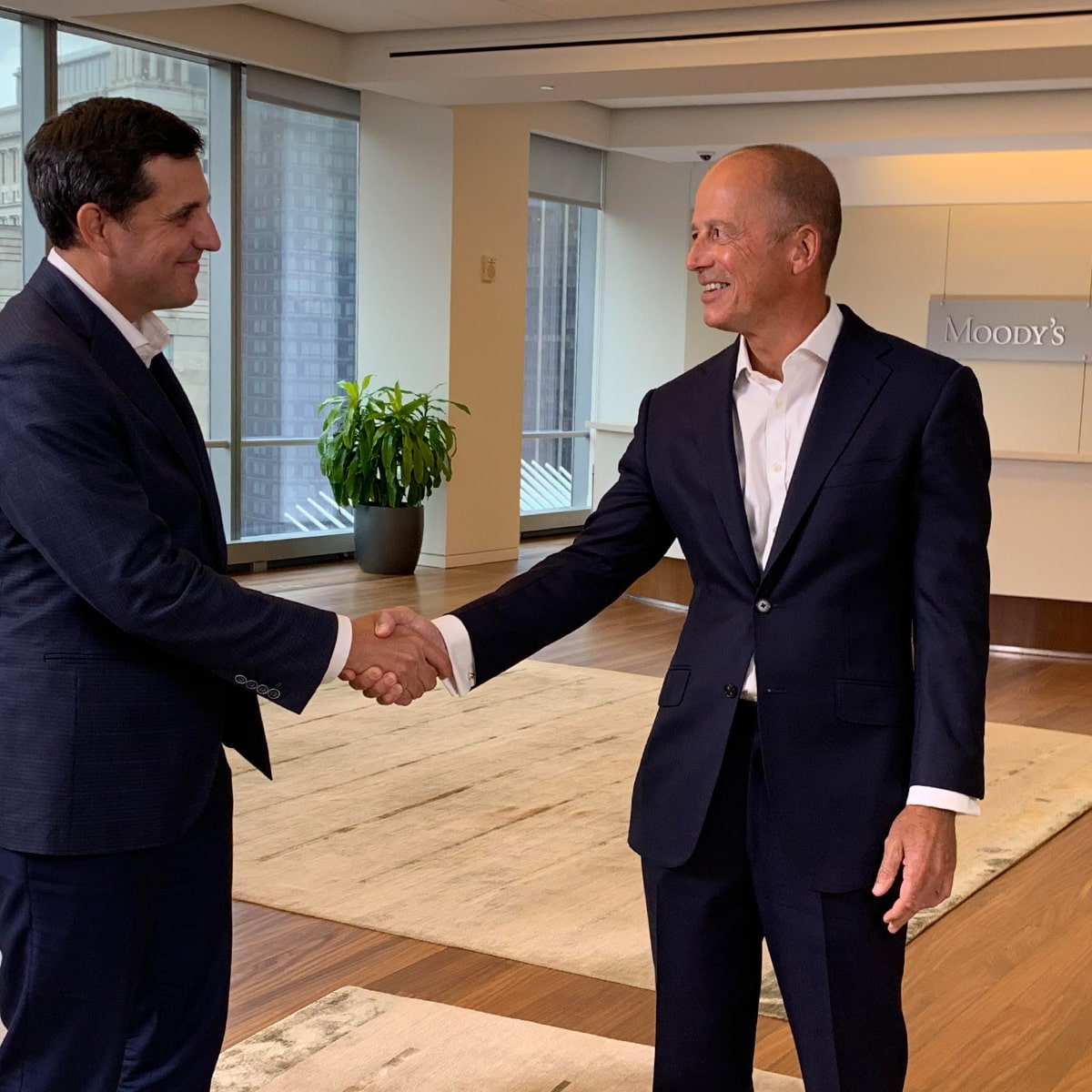 Steve Harvey, BitSight President & CEO with Rob Fauber, Moody's President & CEO