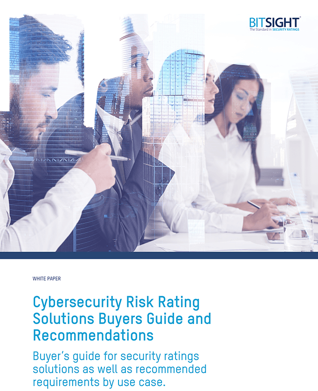 Buyer’s guide for security ratings solutions as well as recommended requirements by use case.