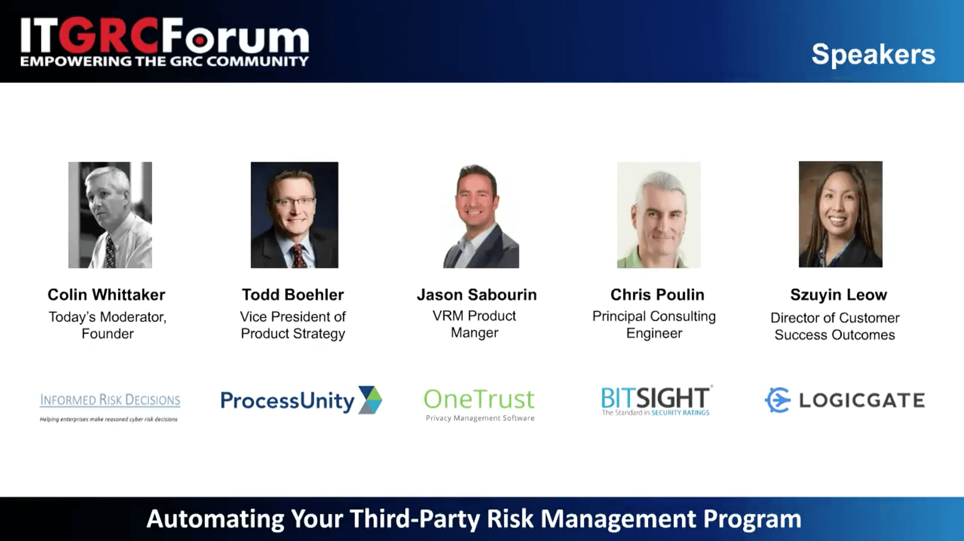 On-Demand: Automating Your Third-Party Risk Management Program