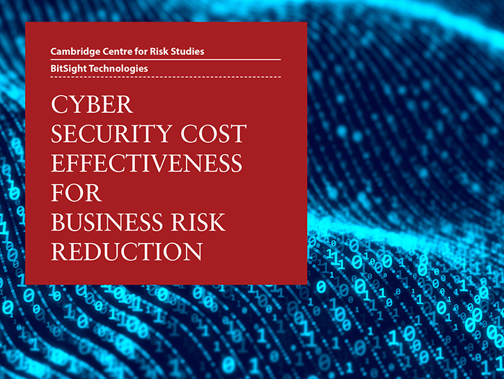 Cambridge Univ and BitSight - CYBER SECURITY COST EFFECTIVENESS FOR BUSINESS RISK REDUCTION