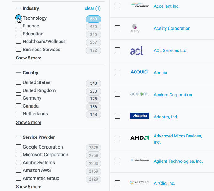 BitSight Filtering Functionality