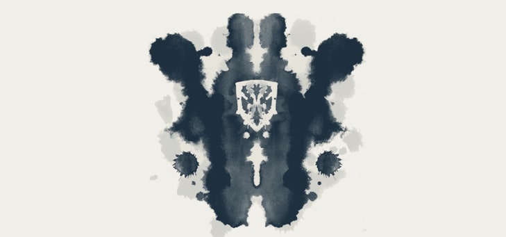 shield inkblot