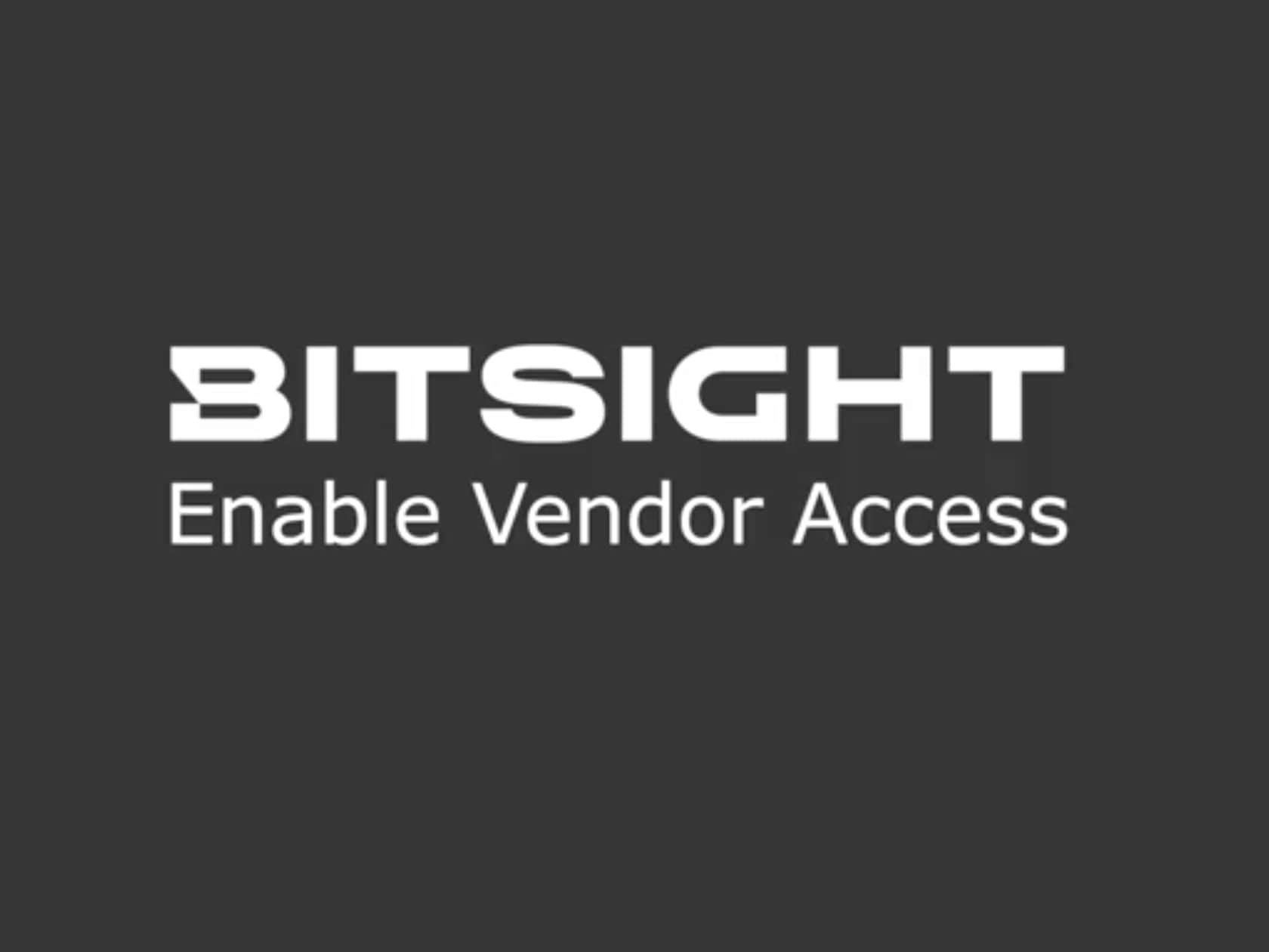 enable vendor access