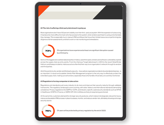 5 Keys to Building a Scalable Vendor Risk Management Program CTA