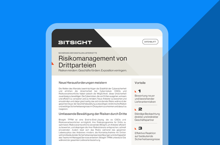Risikomanagement von Drittparteien cover