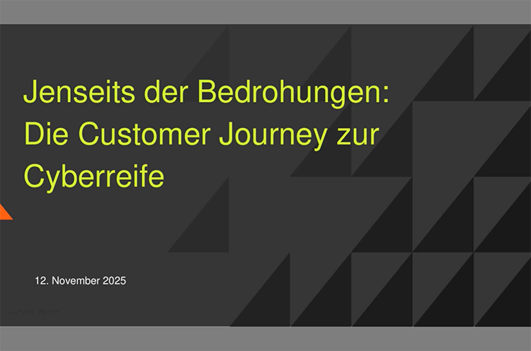 Jenseits der Bedrohungen- Die Customer Journey zur Cyberreife cover