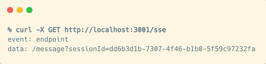 Getting the session URL for subsequent protocol interactions
