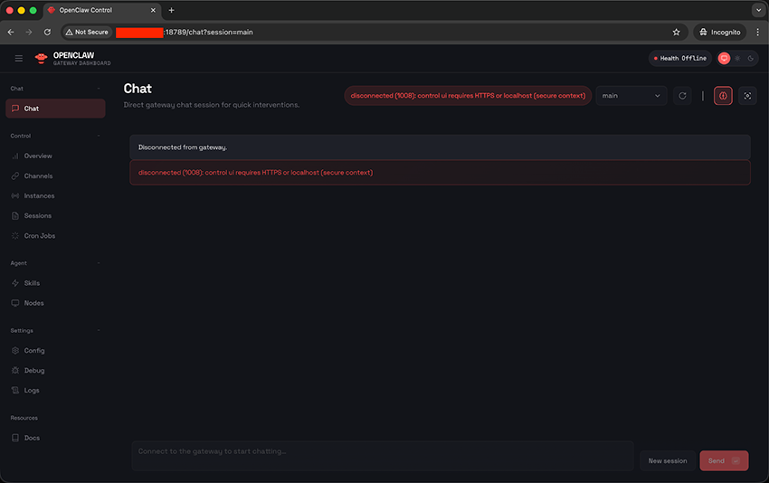 fig 4 non local host connections