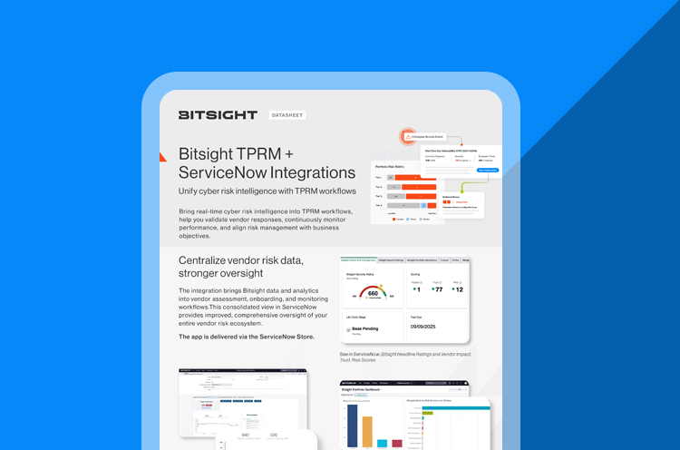 TPRM servicenow integrations datasheet cover