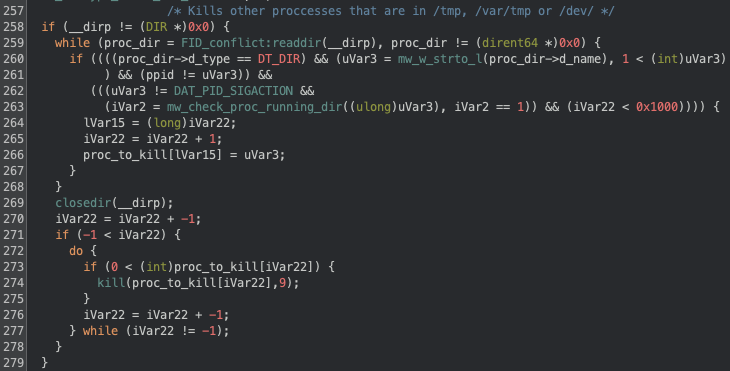 Figure 6 Killing of other processes