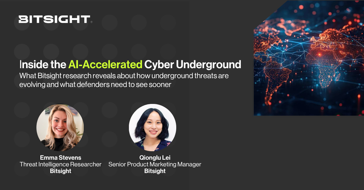 Inside the AI-Accelerated Cyber Underground webinar cover