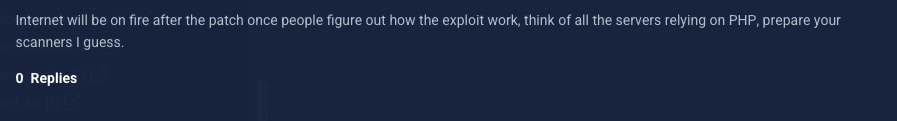 CVE-2026-109618 and CVE-2026-109619 (PHP2Shell): dark web discussion