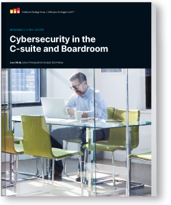 ESG Research: Cybersecurity In The C-Suite and Boardroom
