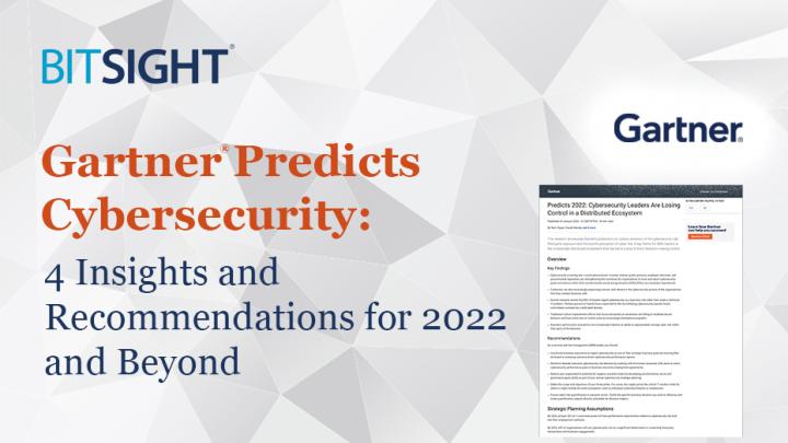 Gartner Predicts Cybersecurity, 4 insights for 2022
