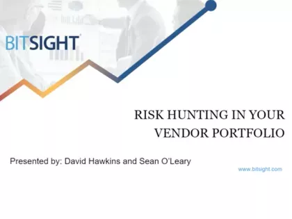 Risk Hunting in Your Vendor Portfolio Recording