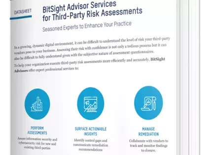 TPRM BitSight Advisor Services for Assessments data sheet