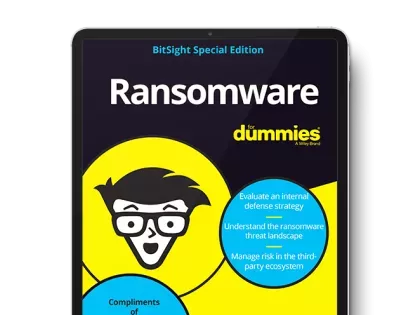 BitSight Ransomware For Dummies Cover