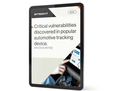 BitSight Finds Critical Vulnerabilities in Popular GPS Tracker Report Cover