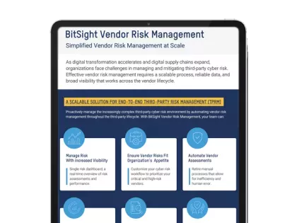 Vendor Risk Management Datasheet Cover