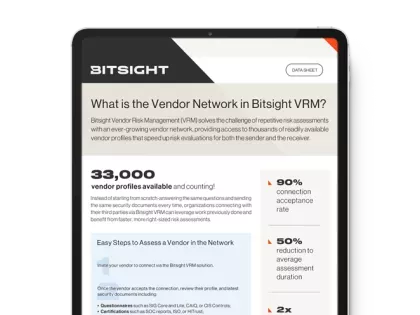 Vendor Network on Bitsight VRM