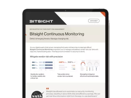 Bitsight continuous monitoring datasheet