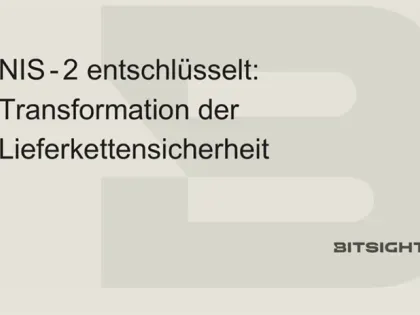 NIS-2 Entschlüsselt Supply Chain Cyber Risk