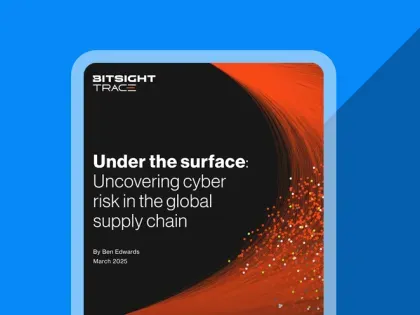 Bitsight TRACE Report - Security Digitization and the Global Supply Chain report cover