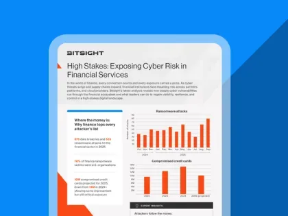 High Stakes- Exposing Cyber Risk in Financial Services cover