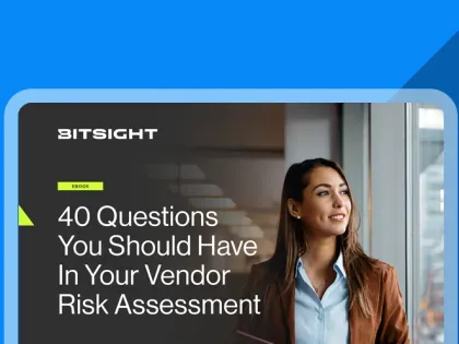 40 questions vendor risk ebook