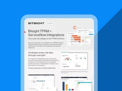 TPRM servicenow integrations datasheet cover
