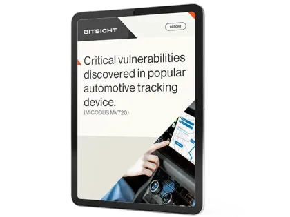 BitSight Finds Critical Vulnerabilities in Popular GPS Tracker Report Cover
