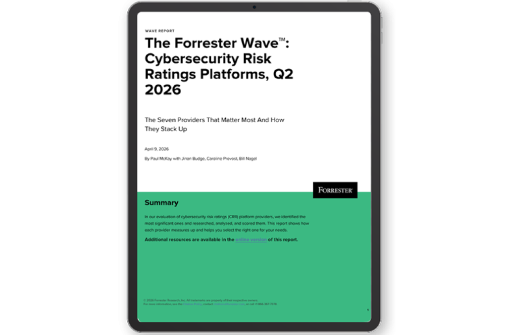 2026 Bitsight Is Named a Leader in The Forrester Wave CTA cover