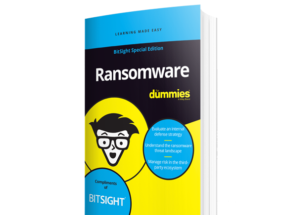 BitSight Ransomware For Dummies Cover For CTA