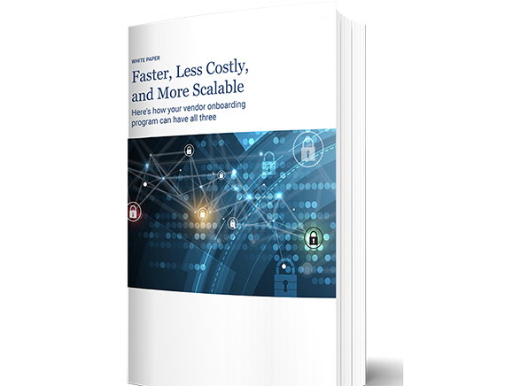 Faster Less Costly and More Scalable Vendor Onboarding