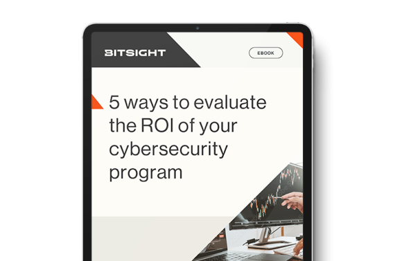 5 Ways to Evaluate the ROI of your Cybersecurity Program eBook Cover