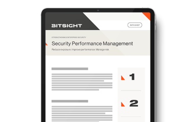 BitSight for Security Performance Management