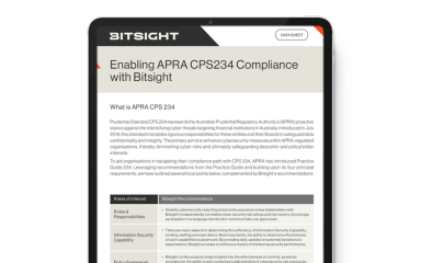 APRA CPS 234 Datasheet Australia