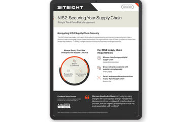NIS2 Supply Chain Datasheet bitsight 
