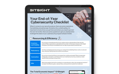 End of Year Cybersecurity Checklist