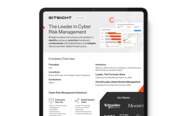 BitSight Corporate Overview Cover