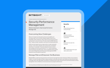 Bitsight 2025 SPM Datasheet Cover
