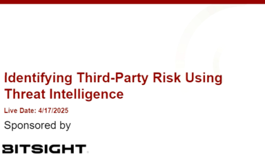 Identifying Third-party Risk Using Threat Intelligence intro