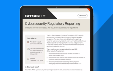 SEC Regulations Datasheet