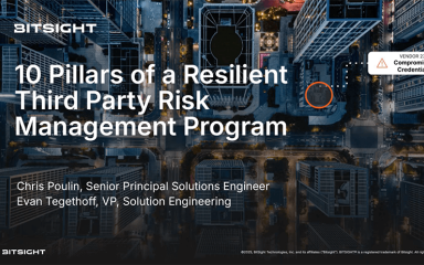 10 pillars of a resilient third party risk management program cover