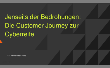 Jenseits der Bedrohungen- Die Customer Journey zur Cyberreife cover