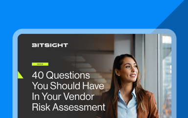 40 questions vendor risk ebook