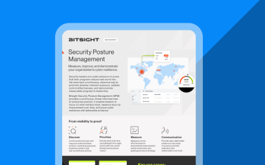 Security posture management datasheet cover