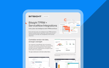 TPRM servicenow integrations datasheet cover
