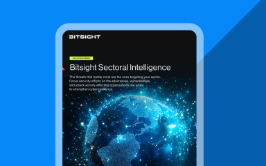 Bitsight sectoral intelligence solution brief cover